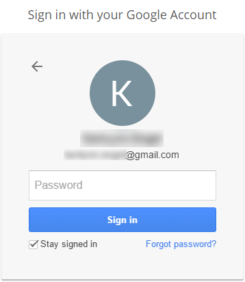 sign in with google analytics
